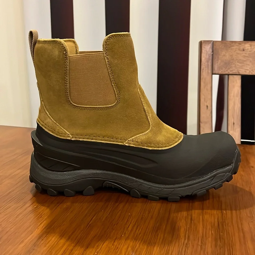The North Face Chilkat IV Pull On Boots Snow Winter Waterproof Brown Mens Size 9
